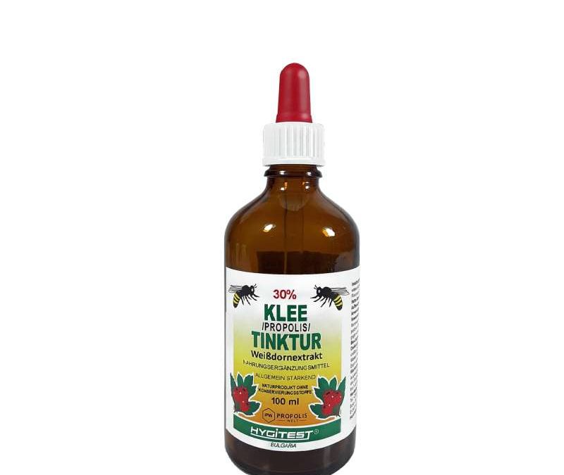 Propolis tincture 30% with hawthorn extract 100ml